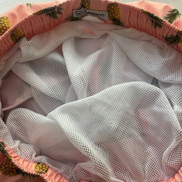 Mosmann Australia Swim Shorts Trunks Men’s Size Medium Peach Pineapple Swimsuit - Picture 16 of 16